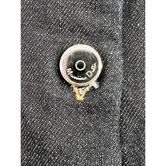 MASSIMO DUTTI Dark Denim Blue Knee-length Skirt (Size 4) - Picture 15 of 15